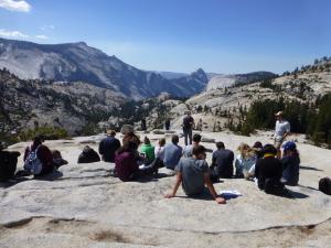  Led by Dr. Doug Burbank, this course spent 10 days in the Eastern Sierra, with a jaunt over the Tioga Pass and into Yosemite. 