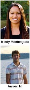 Mindy Monteagudo and Aaron Hill